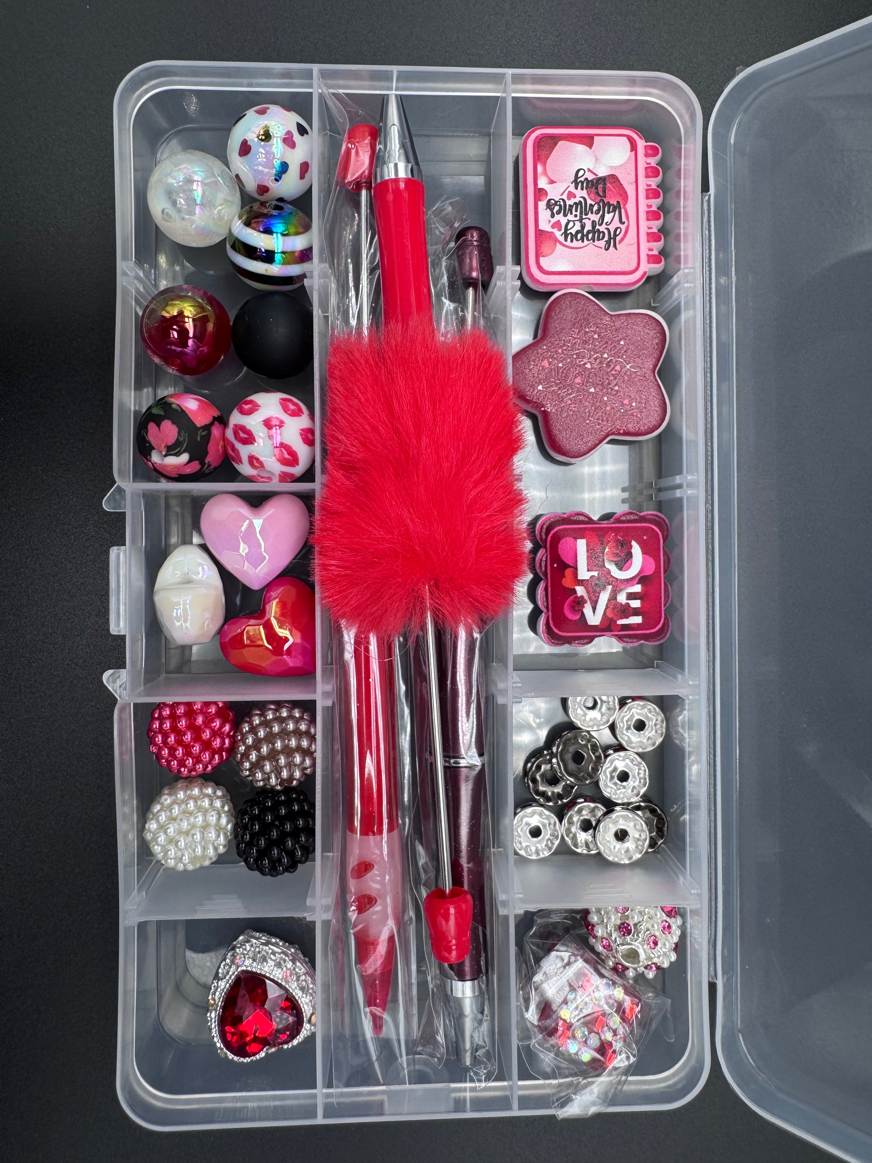 Valentine’s Beadable pen kit